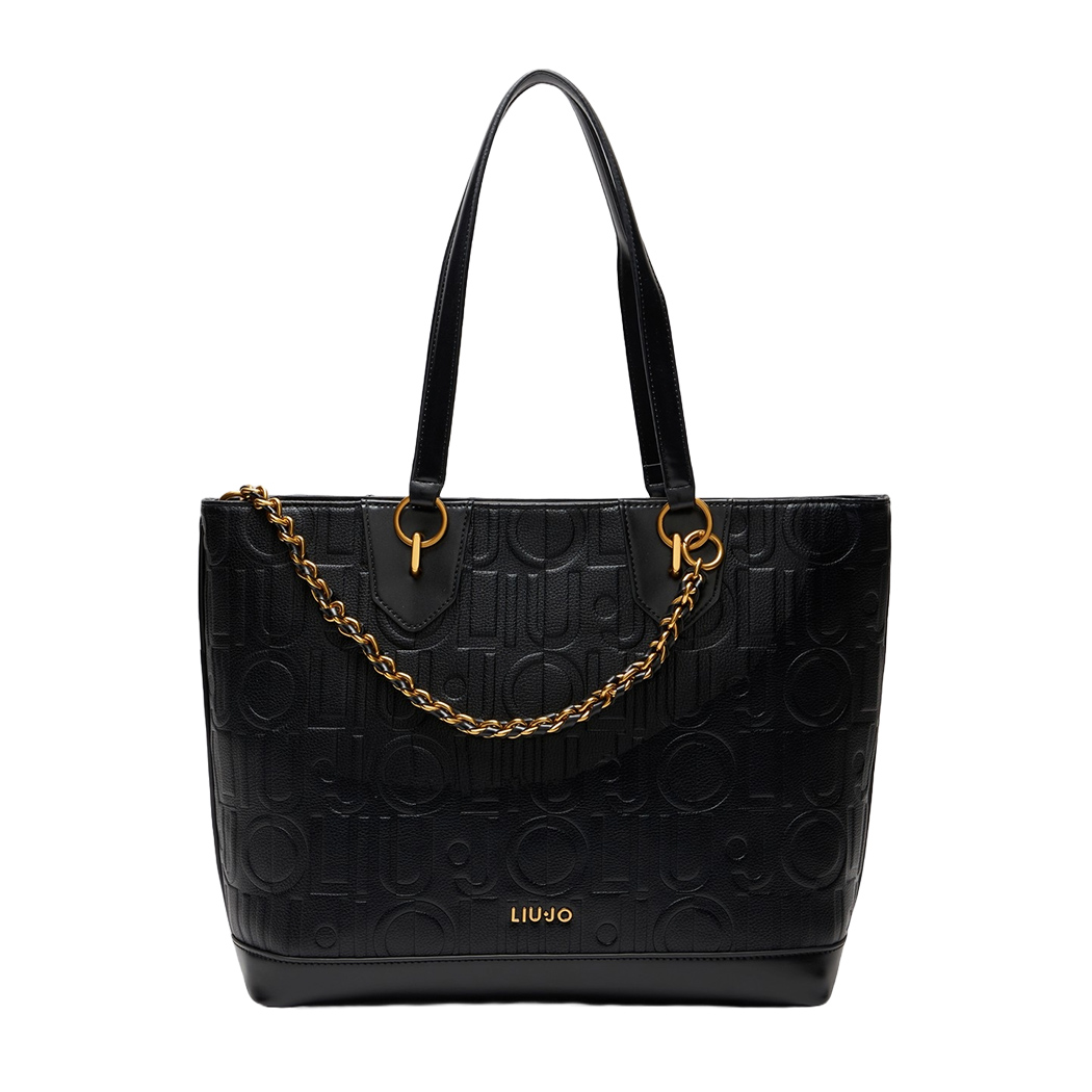 LIU JO BORSA DONNA SHOPPING BAG CATENA LOGO TRACOLLA TOTE ADONIDE SPALLA AA5197