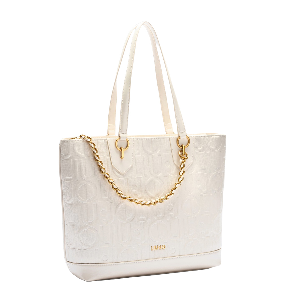 LIU JO BORSA DONNA SHOPPING BAG CATENA LOGO TRACOLLA TOTE ADONIDE SPALLA AA5197