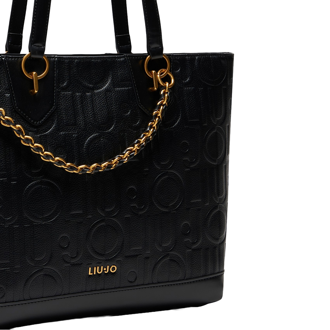 LIU JO BORSA DONNA SHOPPING BAG CATENA LOGO TRACOLLA TOTE ADONIDE SPALLA AA5197