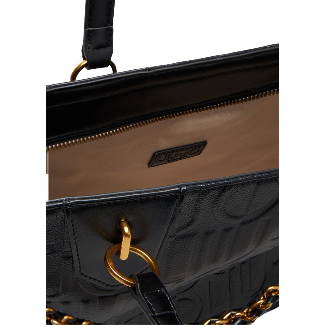 LIU JO BORSA DONNA SHOPPING BAG CATENA LOGO TRACOLLA TOTE ADONIDE SPALLA AA5197