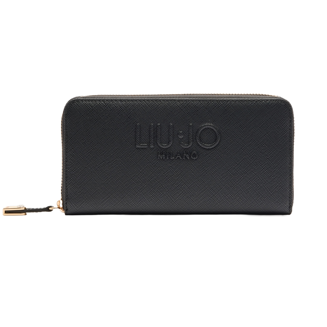 LIU JO PORTAFOGLIO LOGO ZIP AROUND CALIWEN BORSELLINO WALLET DONNA CARTE AA5155