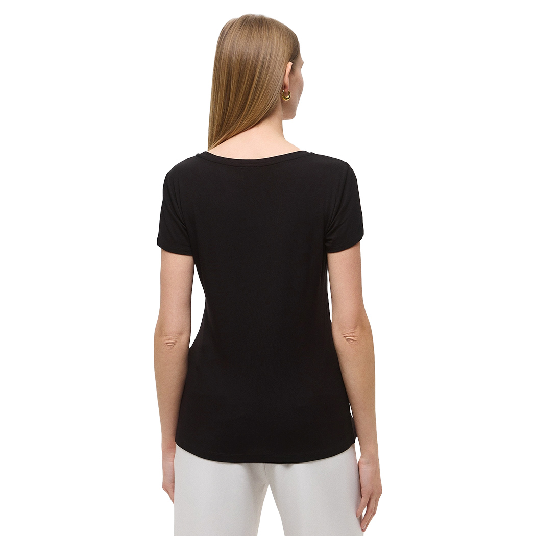 LIU JO T-SHIRT BETTER CON LOGO DONNA RAGAZZA MAGLIA MAGLIETTA COTONE VA5156JS360