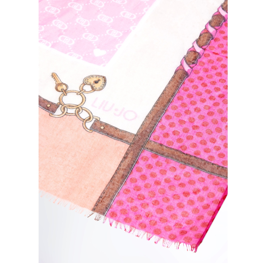 LIU JO STOLA BETTER GIRL FANTASIA SCIARPA FOULARD PASHMINA DONNA SCIALLE 2A5025