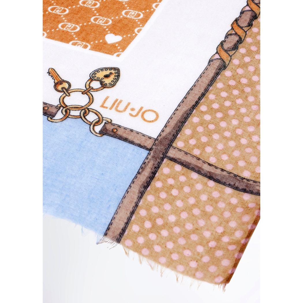 LIU JO STOLA BETTER GIRL FANTASIA SCIARPA FOULARD PASHMINA DONNA SCIALLE 2A5025