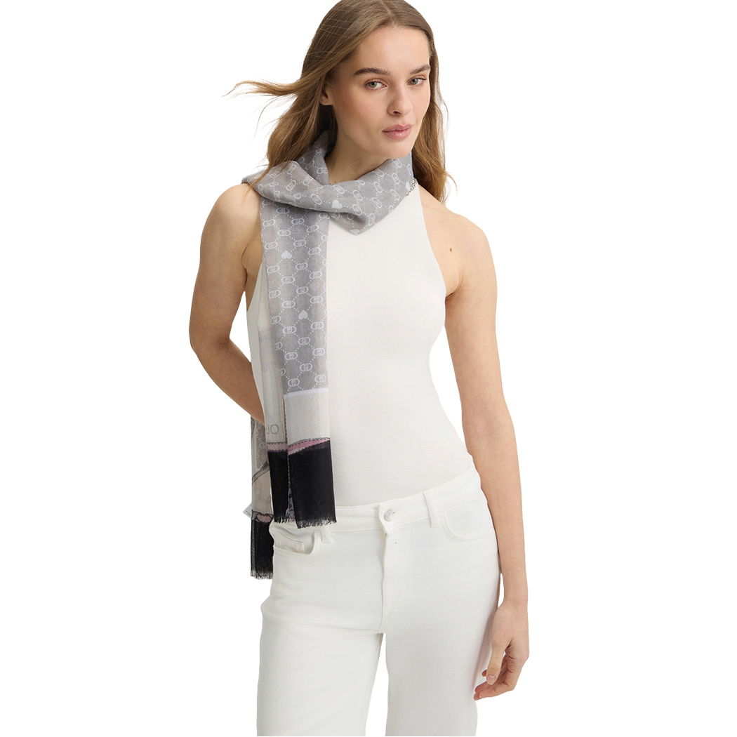 LIU JO STOLA BETTER GIRL FANTASIA SCIARPA FOULARD PASHMINA DONNA SCIALLE 2A5025
