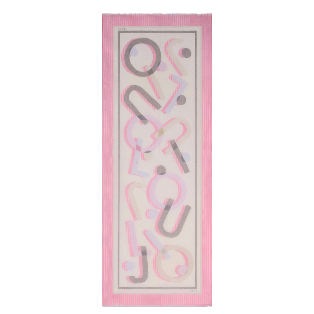 LIU JO STOLA BETTER RIGHE FANTASIA SCIARPA FOULARD PASHMINA DONNA SCIALLE 2A5051