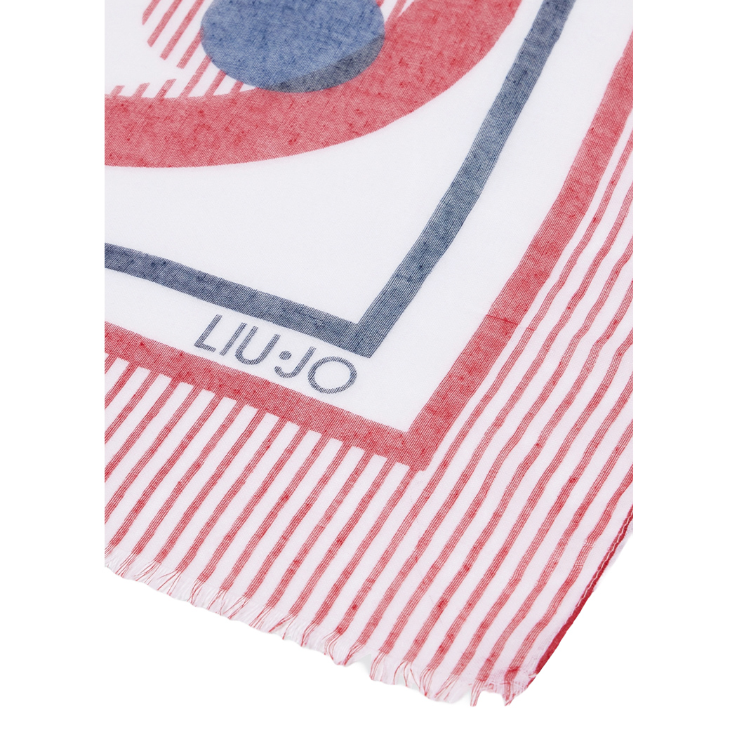 LIU JO STOLA BETTER RIGHE FANTASIA SCIARPA FOULARD PASHMINA DONNA SCIALLE 2A5051