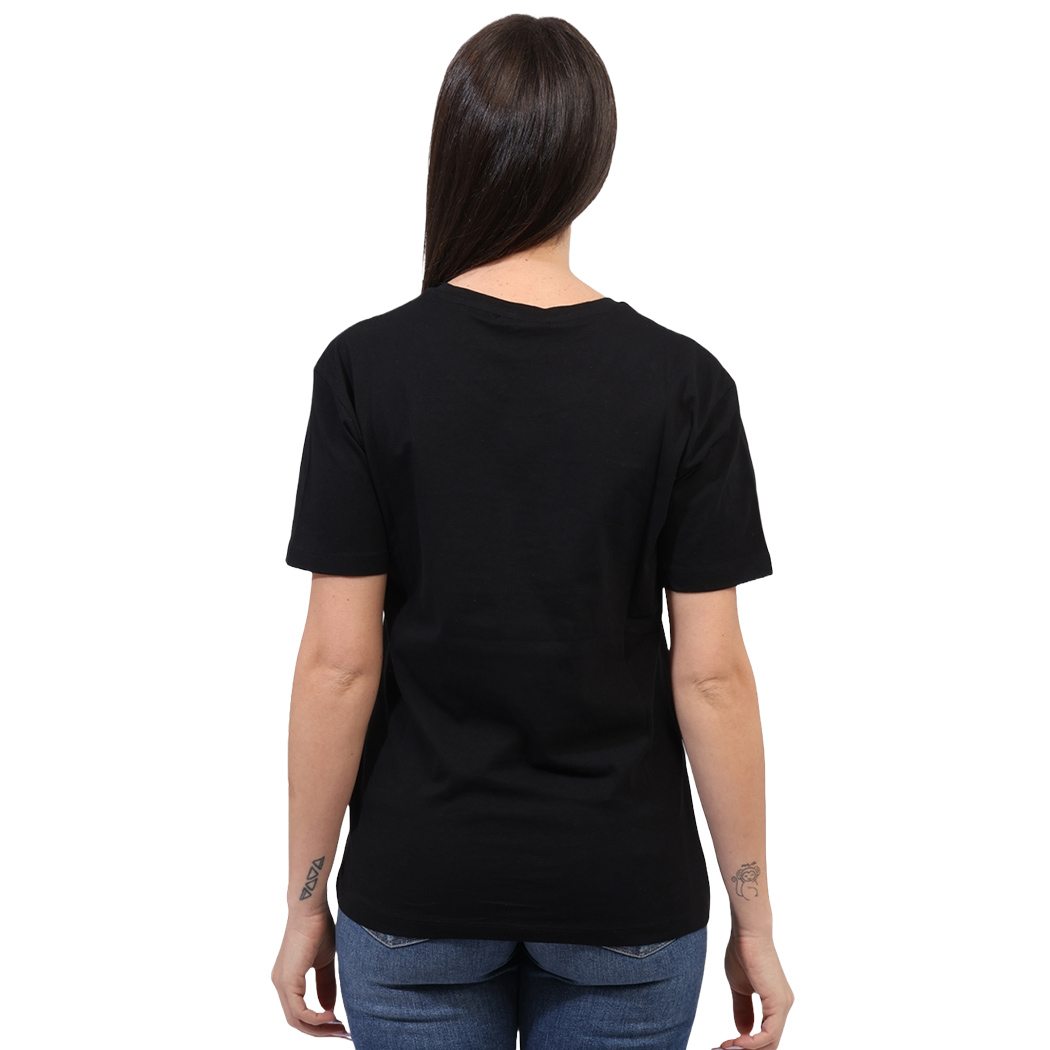 YES-ZEE T-SHIRT DONNA RAGAZZA MAGLIA LOGO PIUMA MAGLIETTA COTONE STAMPA T258T900