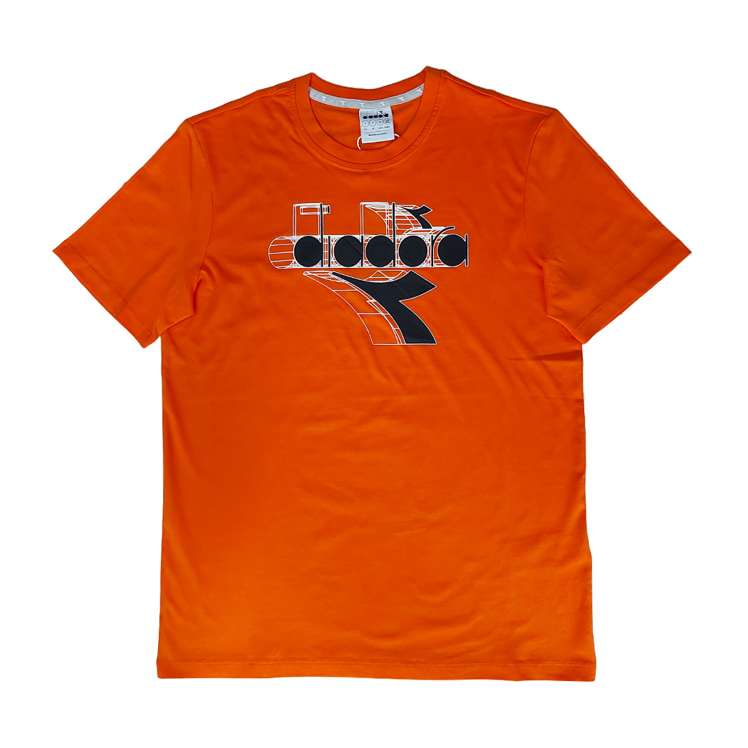 DIADORA T-SHIRT SS ESS. SPORTS BL UOMO MAN BOY MAGLIA COTONE LOGO 102.181738