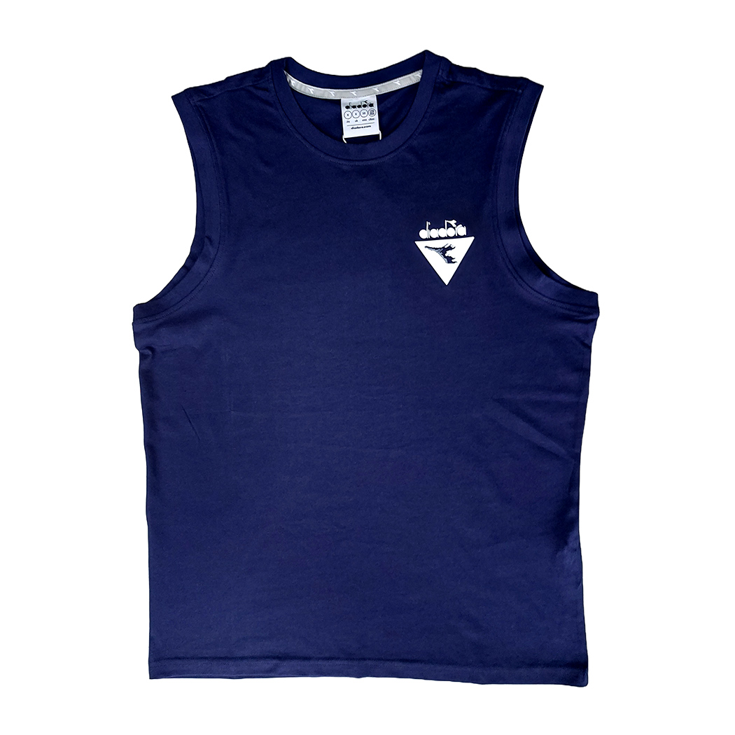 DIADORA T-SHIRT SS ESS.SPORTS UOMO SMANICATO CANOTTA TINTA UNITA LOGO 102.181739