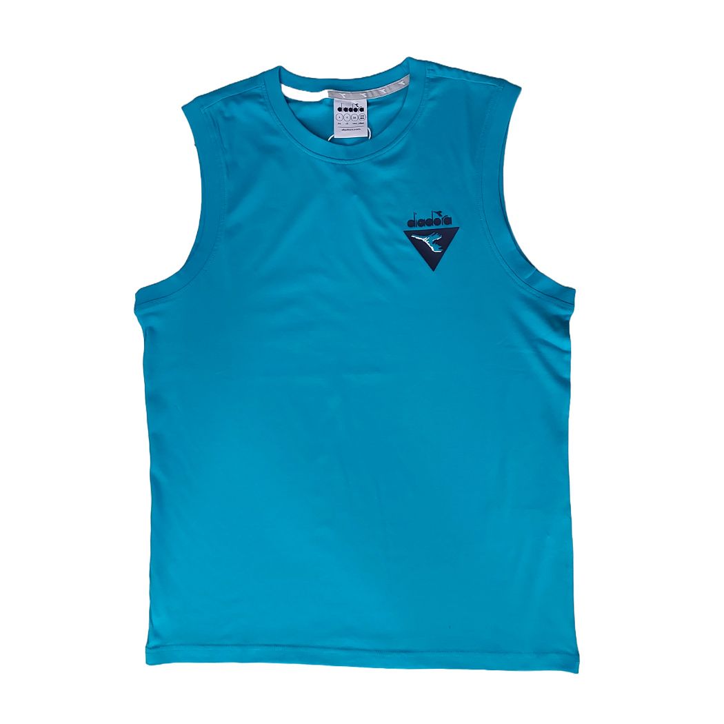 DIADORA T-SHIRT SS ESS.SPORTS UOMO SMANICATO CANOTTA TINTA UNITA LOGO 102.181739