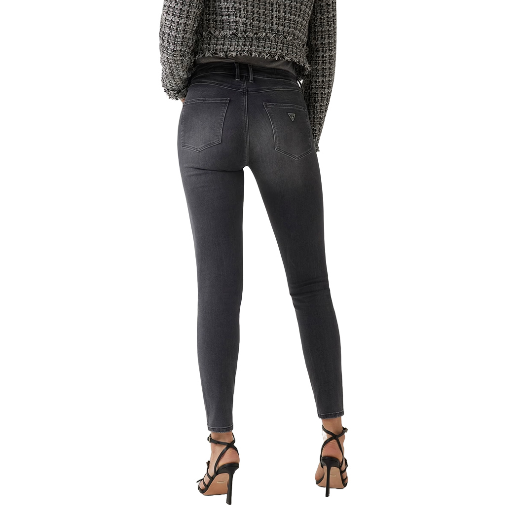 GUESS JEANS CURVE PANTALONI DONNA SKINNY STRETCH SLIM FIT VITA ALTA W2YA46D4PZ2