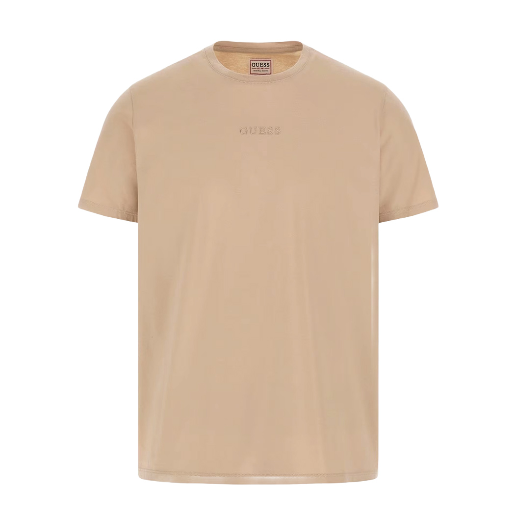 GUESS T-SHIRT UOMO MAGLIA COTONE JERSEY STRETCH LOGO RICAMATO SPORT M4GP39K7HD0