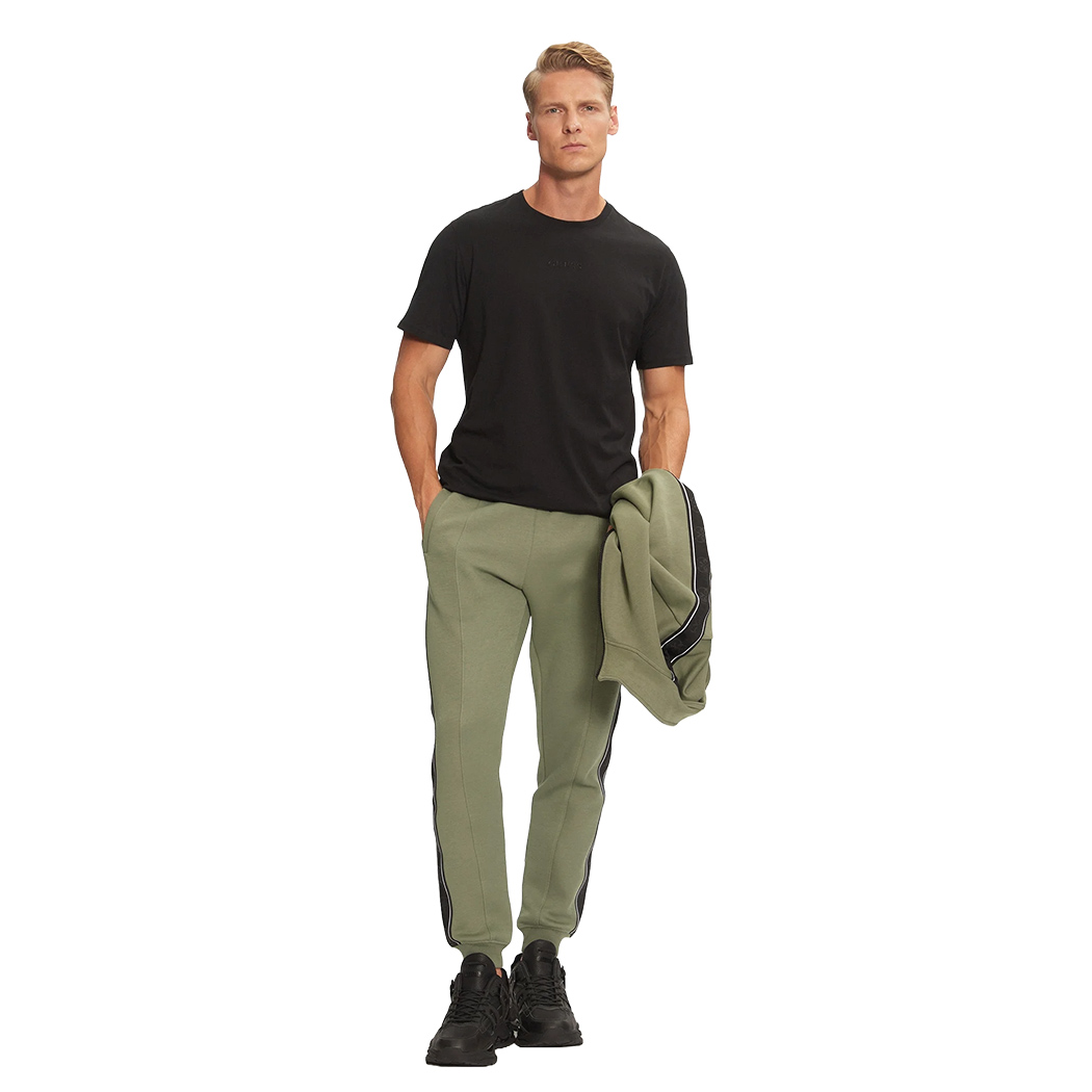 GUESS T-SHIRT UOMO MAGLIA COTONE JERSEY STRETCH LOGO RICAMATO SPORT M4GP39K7HD0