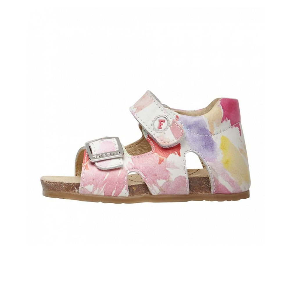 FALCOTTO BEA CALF PAINT SALDALI BAMBINA NEONATA CIABATTE ESTIVI BABY 0011500737