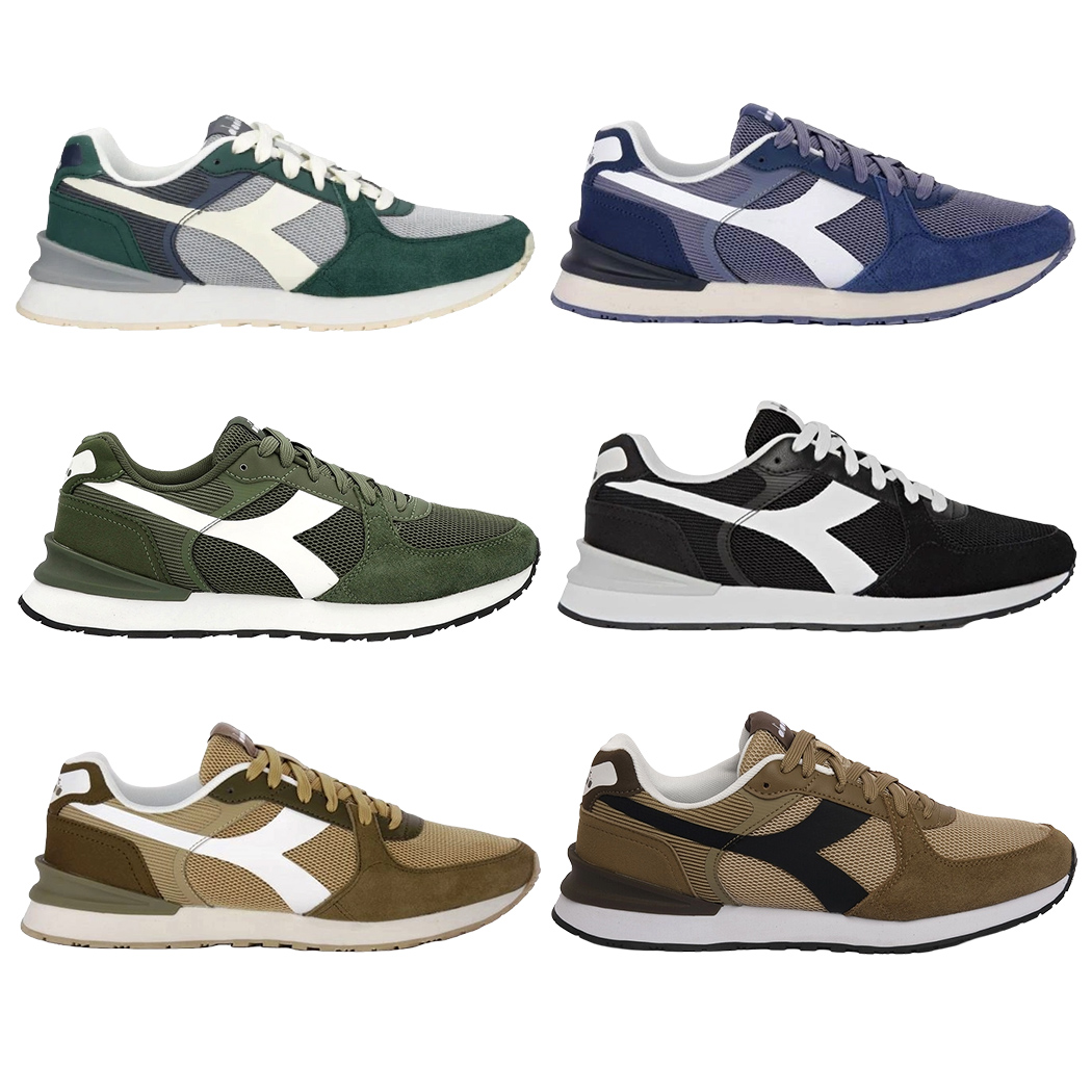 DIADORA SCARPE FENICE SNEAKERS UOMO NYLON PELLE PU SCAMOSCIATA SHOES 101.181565