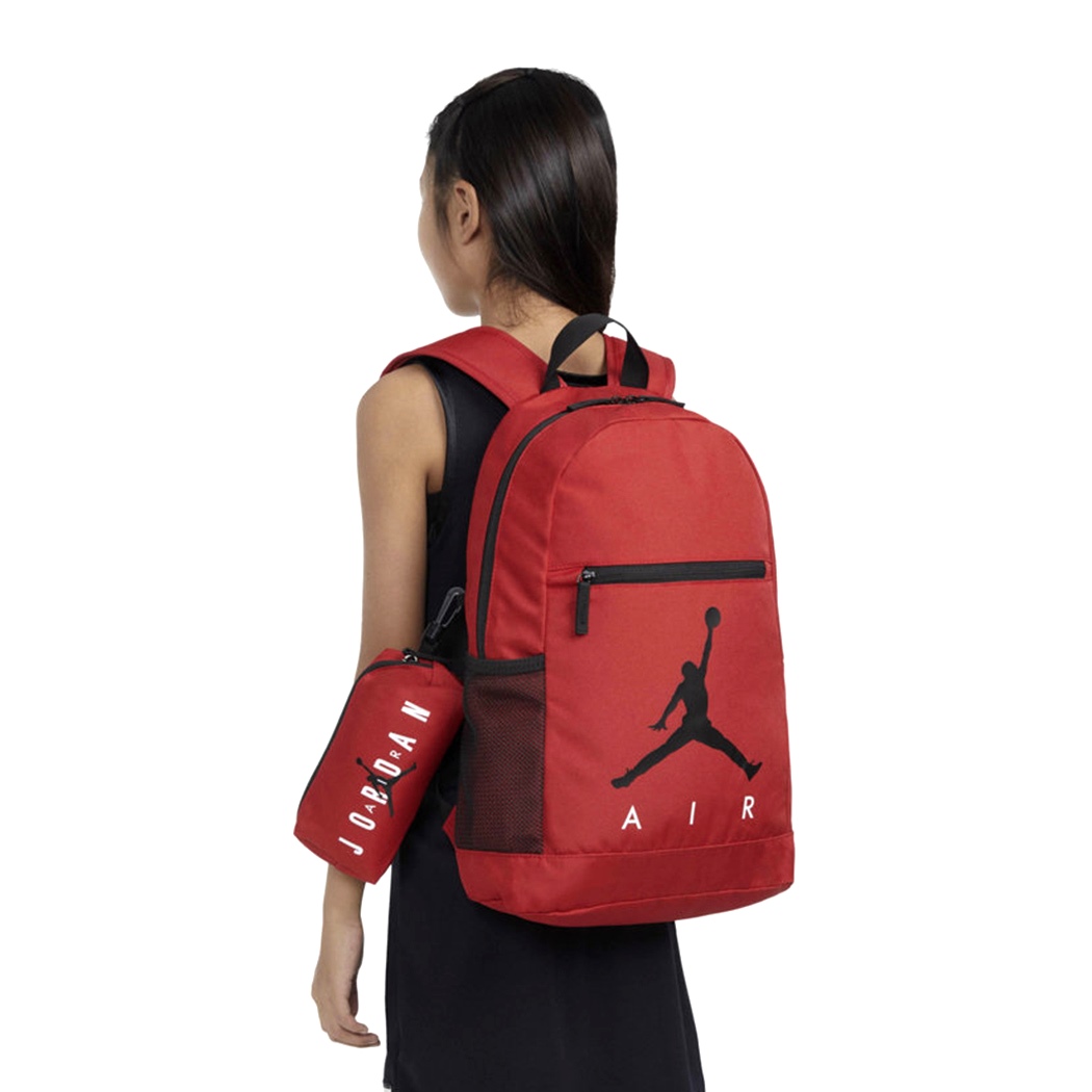 NIKE JORDAN BACKPACK ZAINO UNISEX BORSA SCUOLA SPORT LIBRI LAPTOP 9B0503 R78