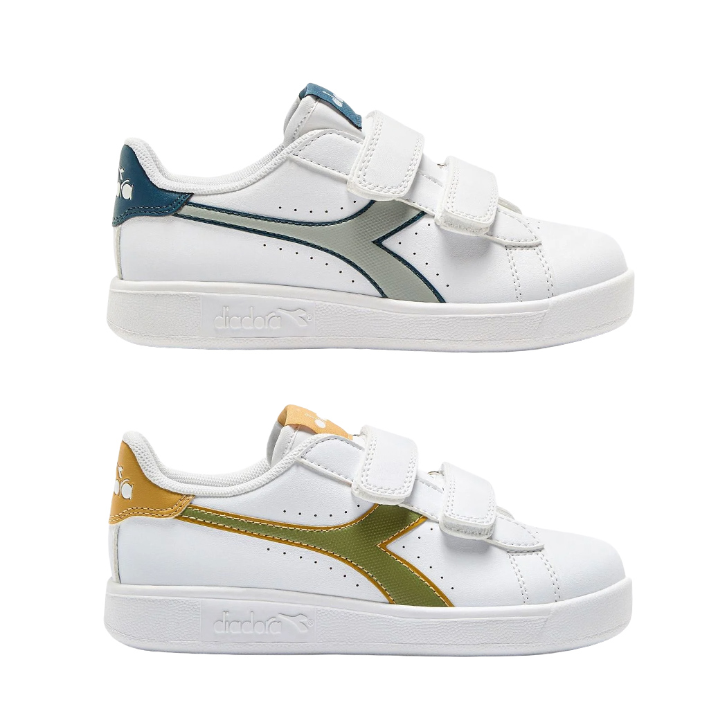 DIADORA GAME P PS SCARPE BAMBINO CON STRAPPO SNEAKERS LOW CUT SPORT 101.173324