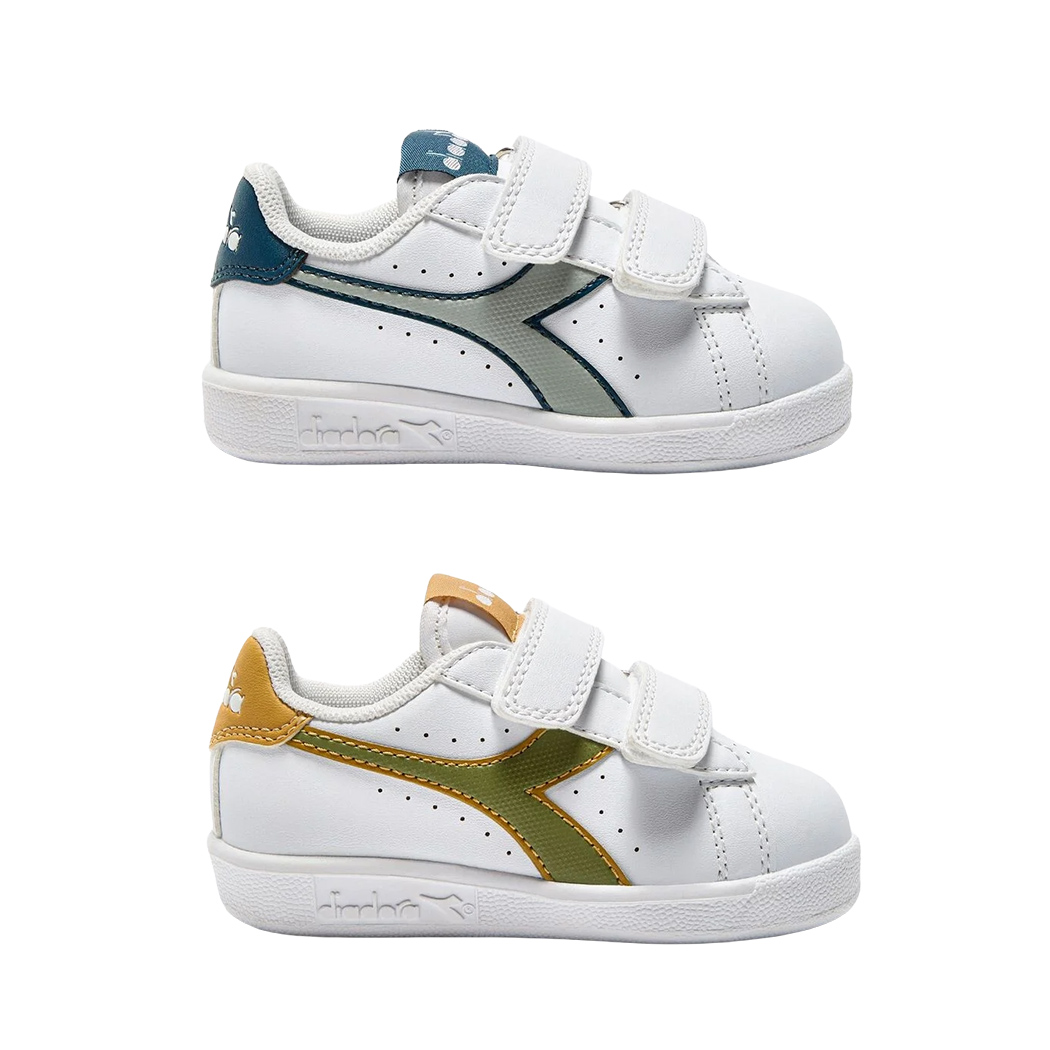 DIADORA GAME P TD SNEAKERS SCARPE BAMBINO CON STRAPPO SPORT GYM 101.173339