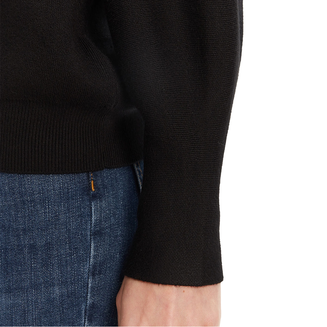 GUESS MAGLIA MAGLIONE DONNA LOGO FRONTALE STRASS VISCOSA INVERNALE W5YR26Z26I2