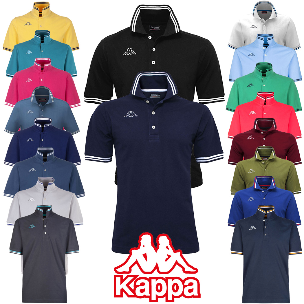 KAPPA LOGO MALTAX 5 POLO UOMO PIQUET COTONE T-SHIRT MAGLIA REGULAR 302MX50