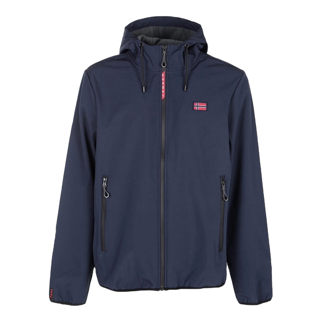 NORWAY GIUBBOTTO UOMO IN SOFTSHELL INTERNO PILE GIACCA GIUBBINO CAPPUCCIO 119141
