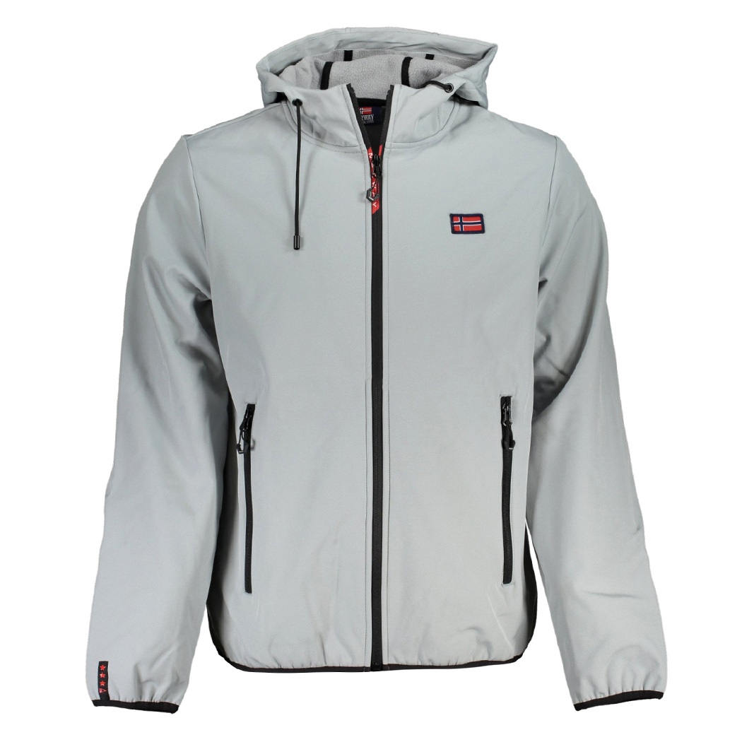 NORWAY GIUBBOTTO UOMO IN SOFTSHELL INTERNO PILE GIACCA GIUBBINO CAPPUCCIO 119141