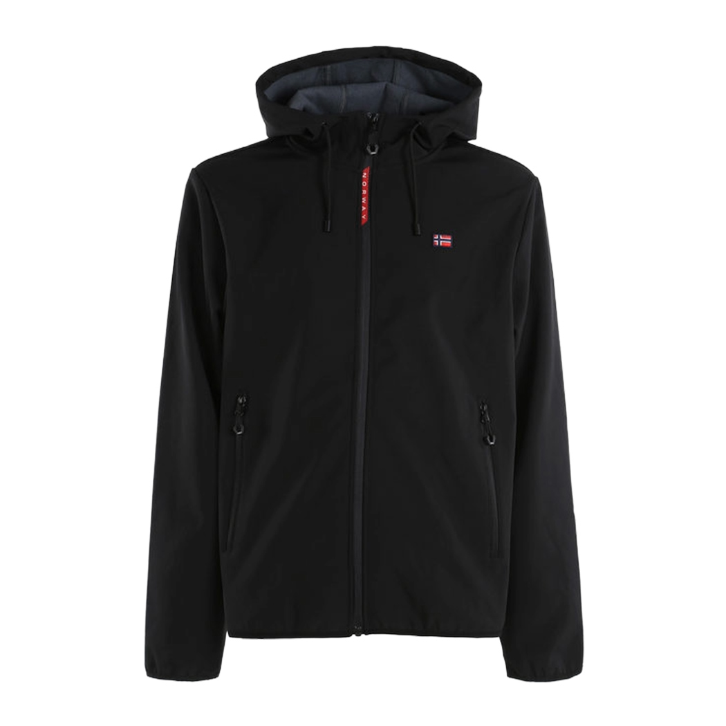 NORWAY GIUBBOTTO UOMO IN SOFTSHELL INTERNO PILE GIACCA GIUBBINO CAPPUCCIO 119141