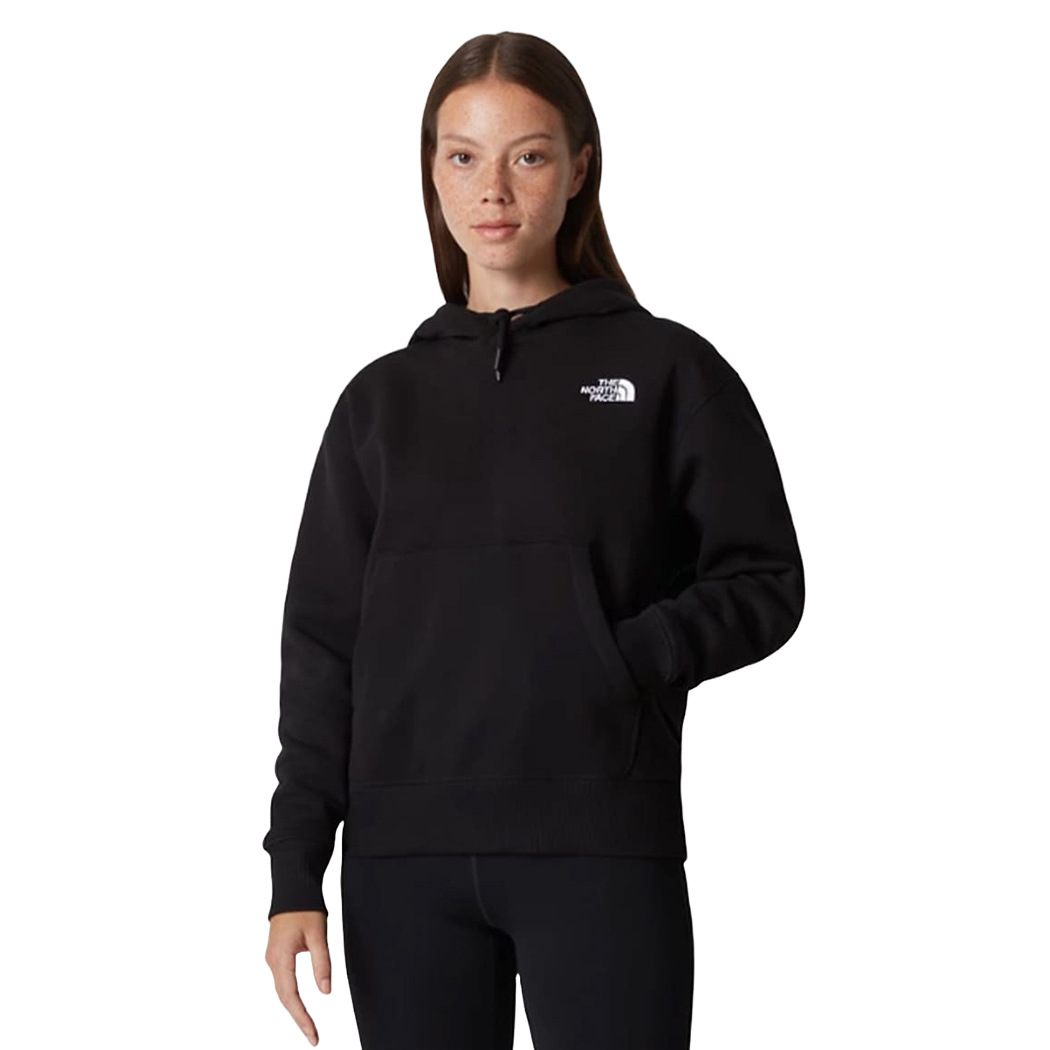 THE NORTH FACE SIMPLE DOME HOODIE FELPA MAGLIA LOGO DONNA CON CAPPUCCIO NF0A89EY
