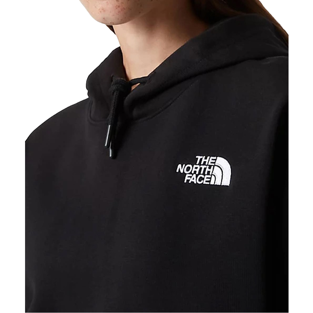 THE NORTH FACE SIMPLE DOME HOODIE FELPA MAGLIA LOGO DONNA CON CAPPUCCIO NF0A89EY
