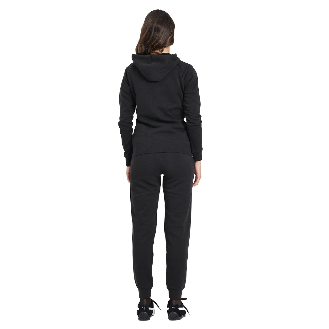 PUMA TUTA COMPLETO DONNA ZIP FELPA INVERNALE CAPPUCCIO SPORT PASSEGGIO 690738