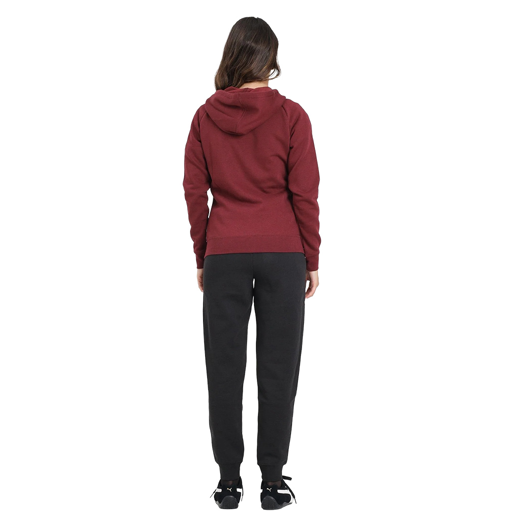 PUMA TUTA COMPLETO DONNA ZIP FELPA INVERNALE CAPPUCCIO SPORT PASSEGGIO 690738