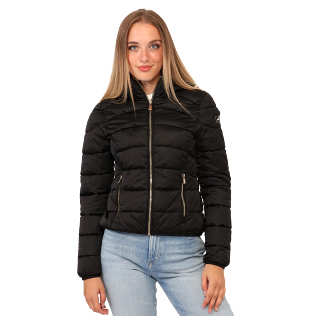 YES-ZEE GIUBBOTTO DONNA GIUBBINO GIACCA PIUMINO CAPPUCCIO AMOVIBILE J007/M800