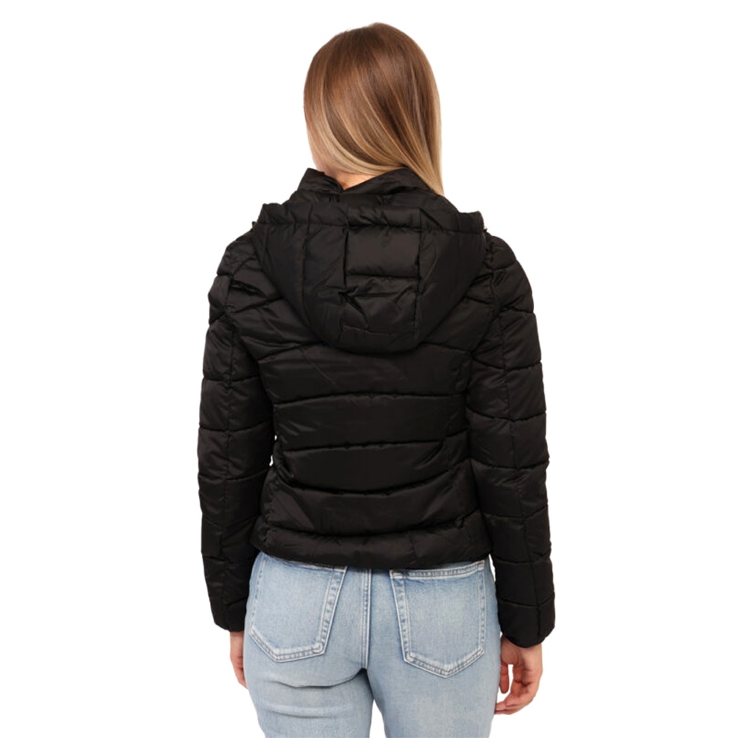 YES-ZEE GIUBBOTTO DONNA GIUBBINO GIACCA PIUMINO CAPPUCCIO AMOVIBILE J007/M800