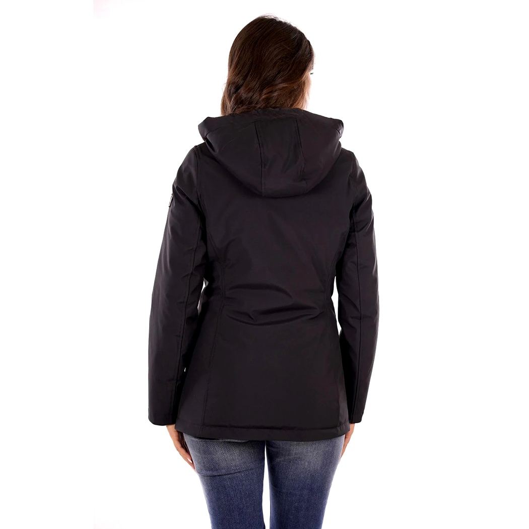 YES-ZEE GIUBBOTTO GIACCA DONNA GIUBBINO PIUMINO CAPPUCCIO SOFTSHELL O088/M200