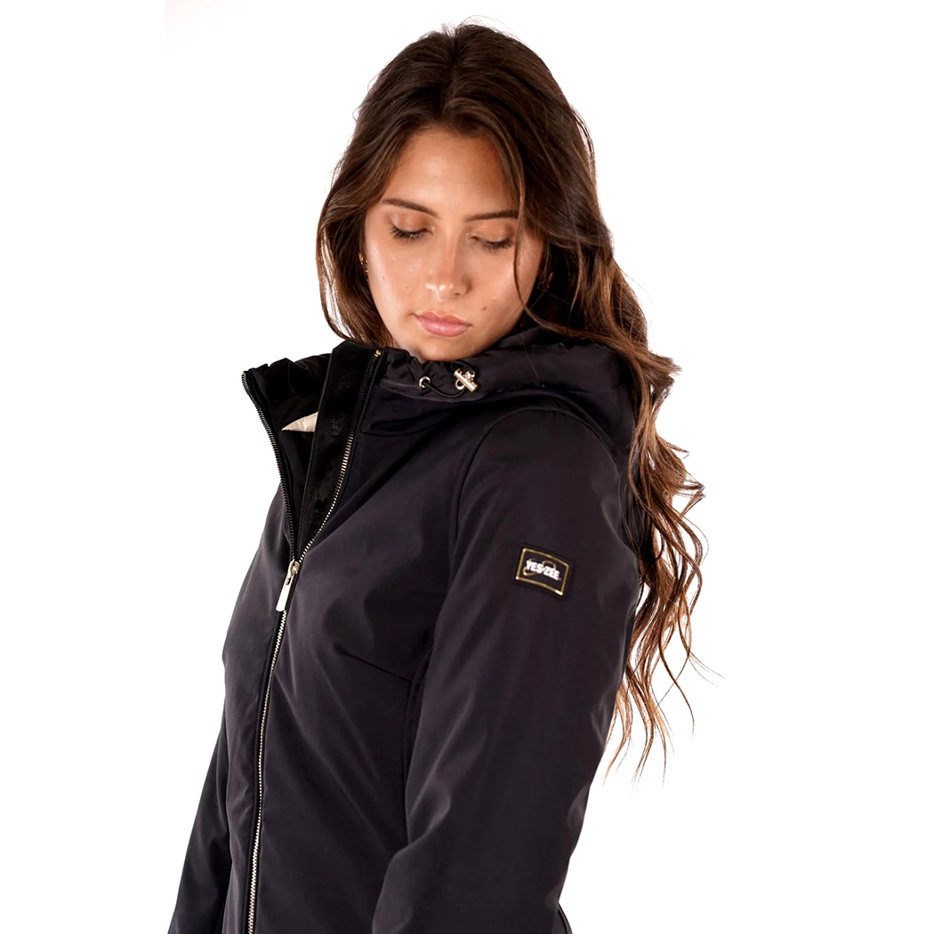 YES-ZEE GIUBBOTTO GIACCA DONNA GIUBBINO PIUMINO CAPPUCCIO SOFTSHELL O088/M200