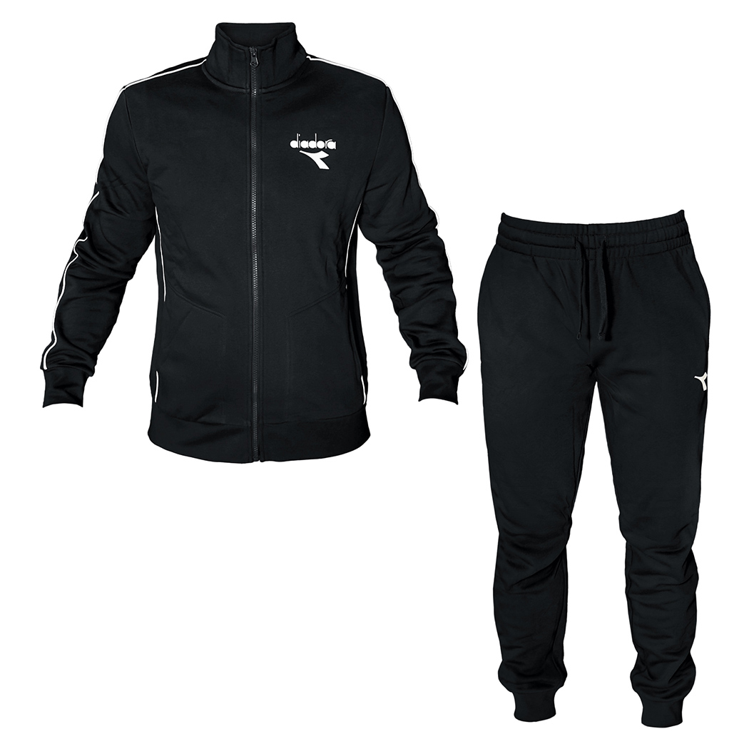 DIADORA TRACKSUIT TUTA UOMO FELPA COTONE FELPATO COMPLETO INVERNALE 102.182280