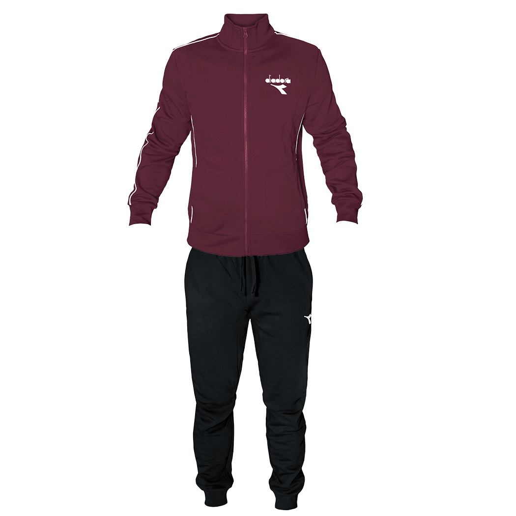DIADORA TRACKSUIT TUTA UOMO FELPA COTONE FELPATO COMPLETO INVERNALE 102.182280