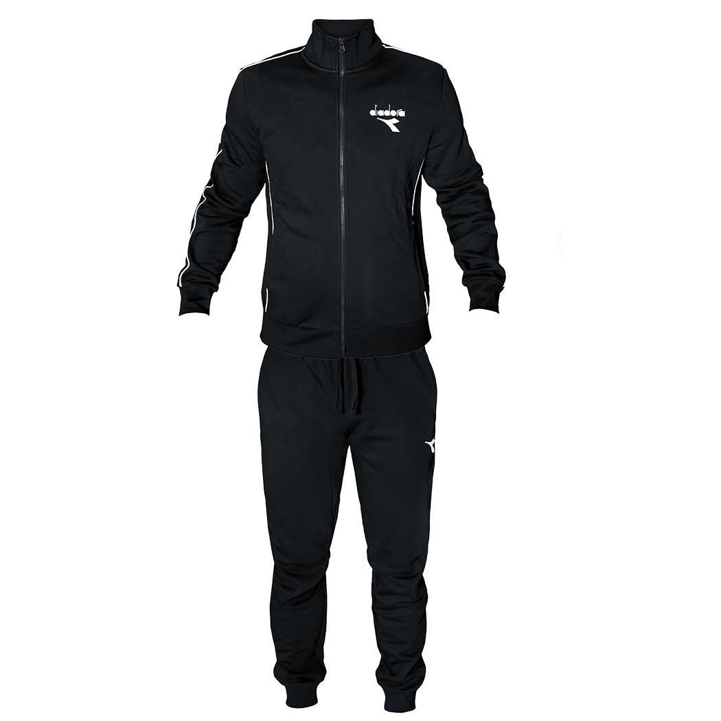 DIADORA TRACKSUIT TUTA UOMO FELPA COTONE FELPATO COMPLETO INVERNALE 102.182280