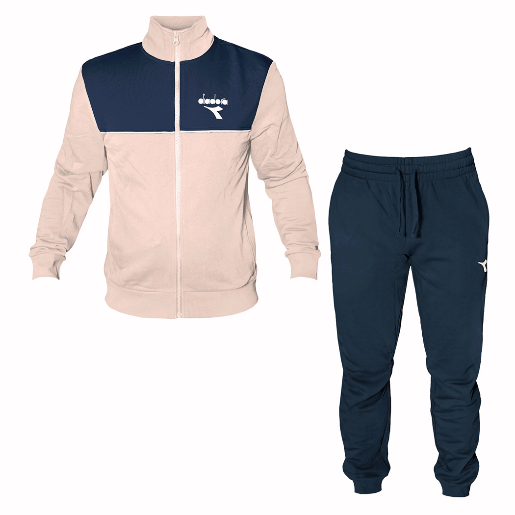 DIADORA TRACKSUIT TUTA UOMO FELPA COTONE GARZATO COMPLETO SPORT 102.182278