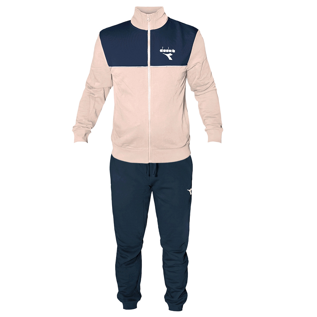 DIADORA TRACKSUIT TUTA UOMO FELPA COTONE GARZATO COMPLETO SPORT 102.182278