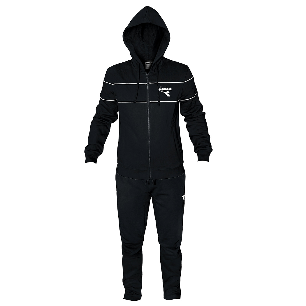 DIADORA TRACKSUIT TUTA UOMO CAPPUCCIO FELPA COTONE FELPATO INVERNALE 102.182283