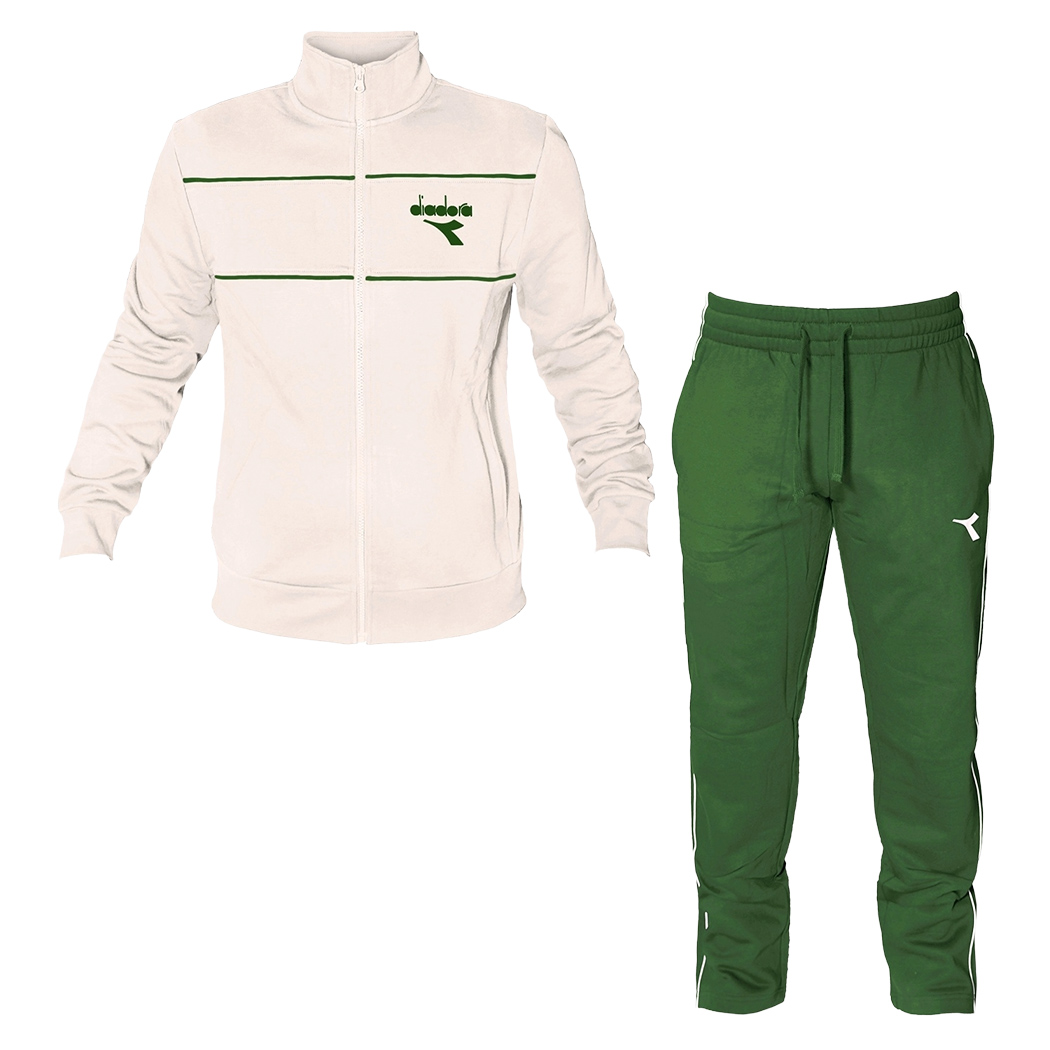DIADORA TRACKSUIT TUTA UOMO FELPA COTONE FELPATO COMPLETO INVERNALE 102.182281