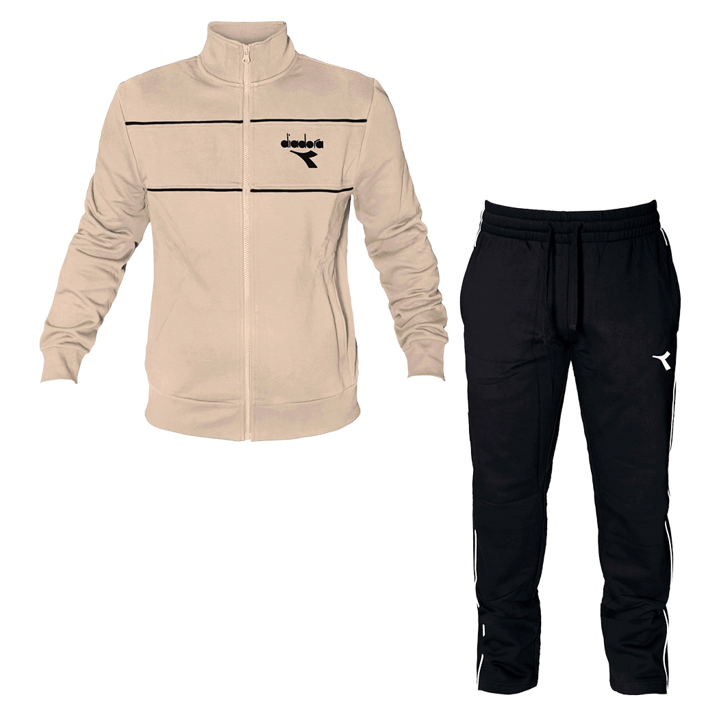 DIADORA TRACKSUIT TUTA UOMO FELPA COTONE FELPATO COMPLETO INVERNALE 102.182281