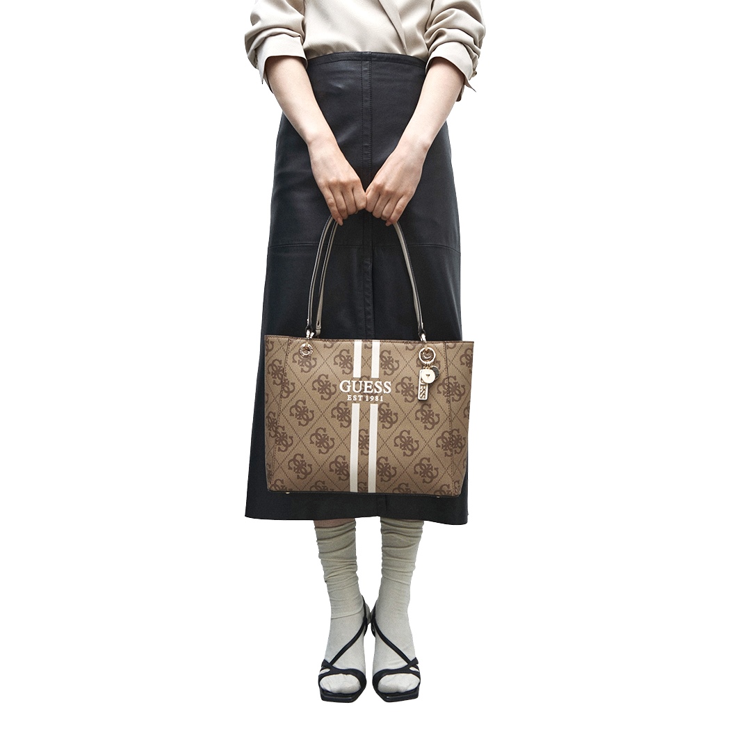 GUESS SHOPPER NOELLE II 4G LOGO BORSA DONNA TRACOLLA A SPALLA MANO HWOS9672250