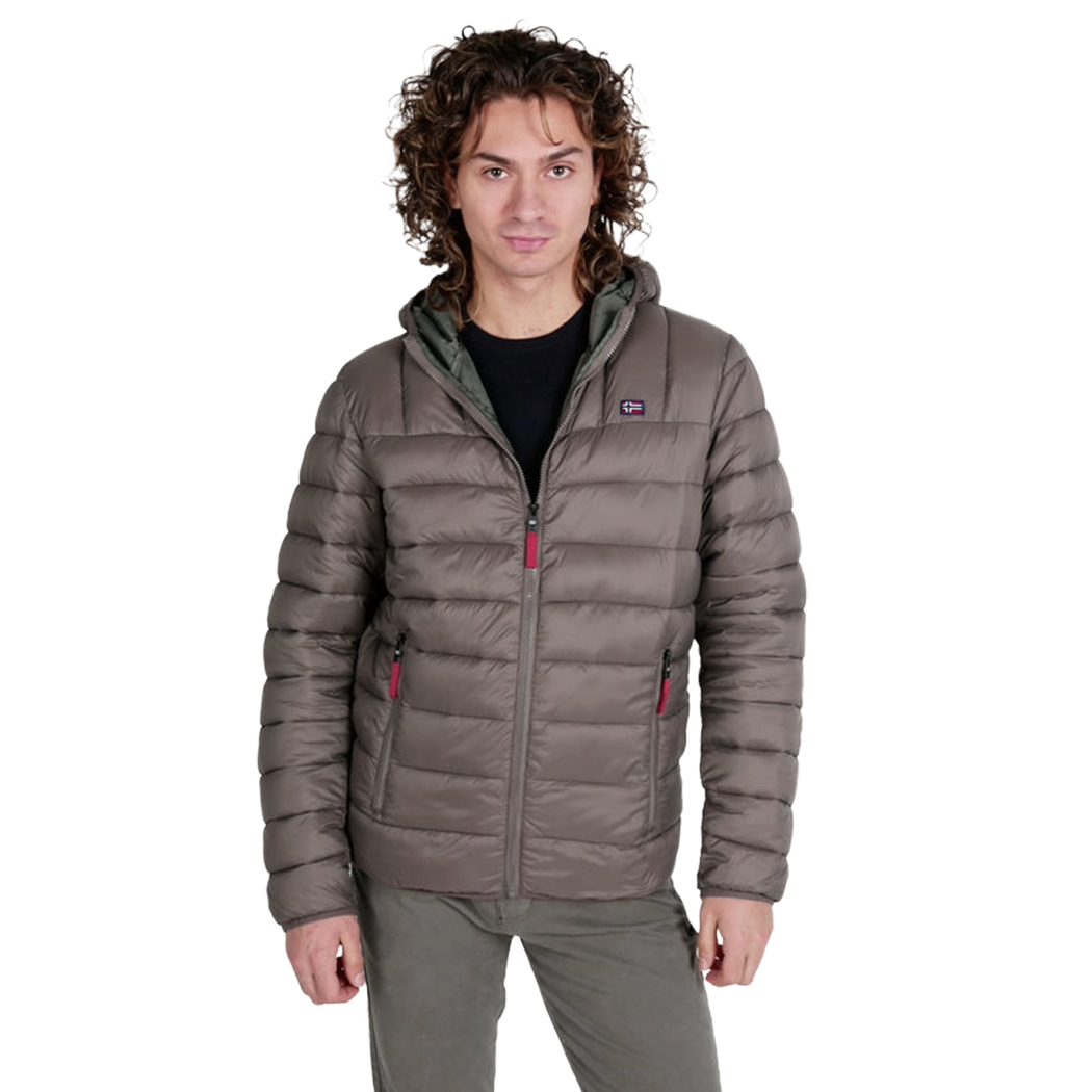 NORWAY GIUBBOTTO GIACCA IMBOTTITA GIUBBINO PIUMINO UOMO CON CAPPUCCIO 849150