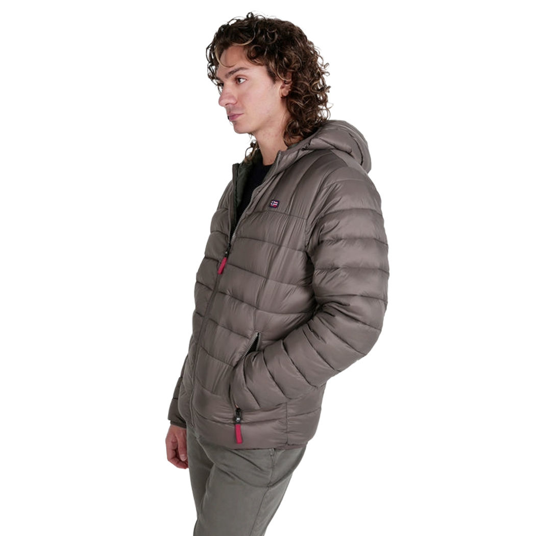 NORWAY GIUBBOTTO GIACCA IMBOTTITA GIUBBINO PIUMINO UOMO CON CAPPUCCIO 849150