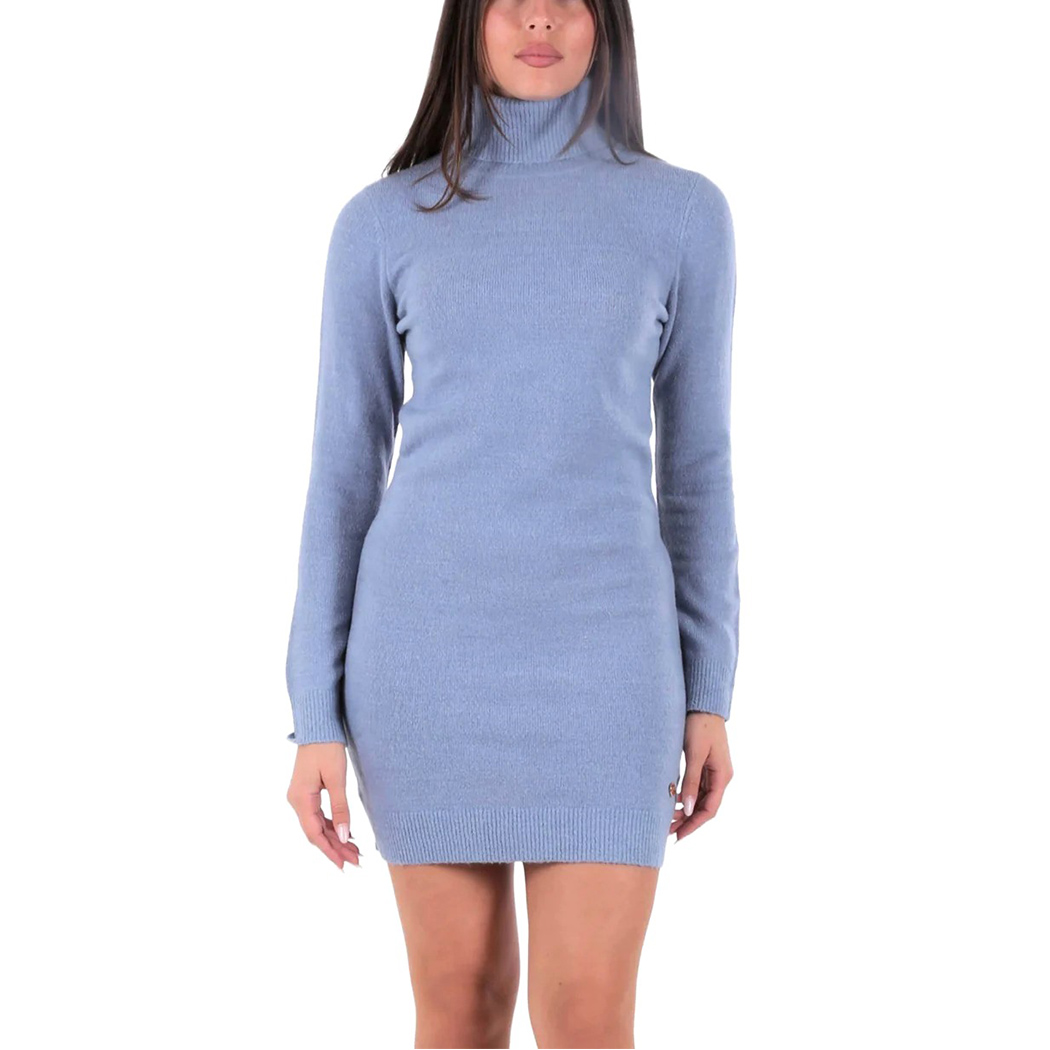 YES-ZEE ABITO DONNA MAXI PULL INVERNALE DOLCE VITA VESTITO CORTO SEXY A039/BT00