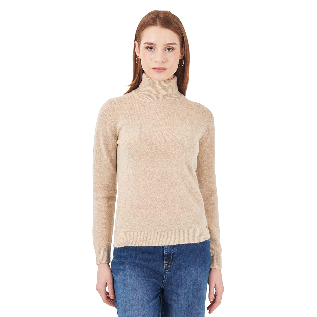 YES ZEE MAGLIA DONNA INVERNO MAGLIONE LUREX PULLOVER DOLCEVITA M048/BT00