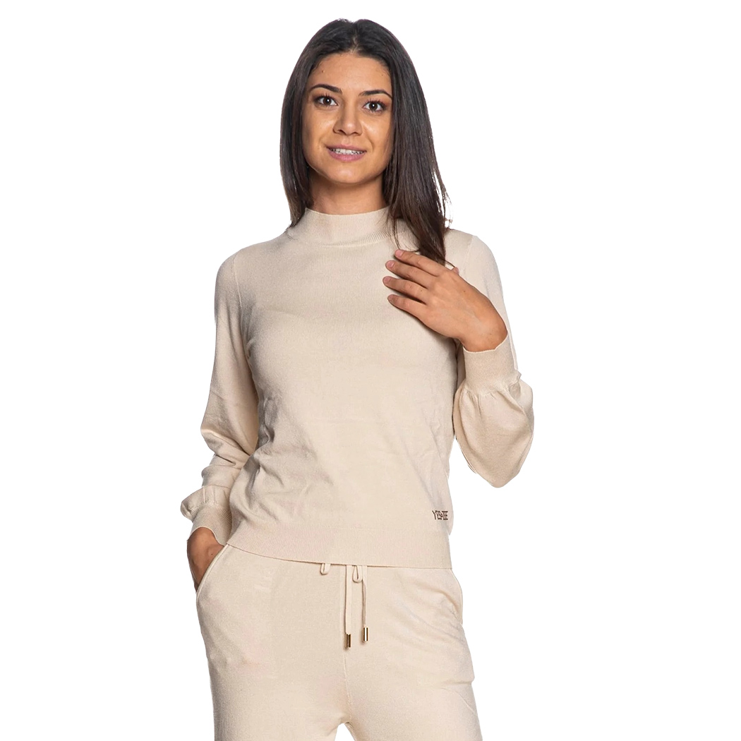 YES ZEE MAGLIA DONNA INVERNO SOTTOGIACCA LUPETTO PULLOVER M002/RU00